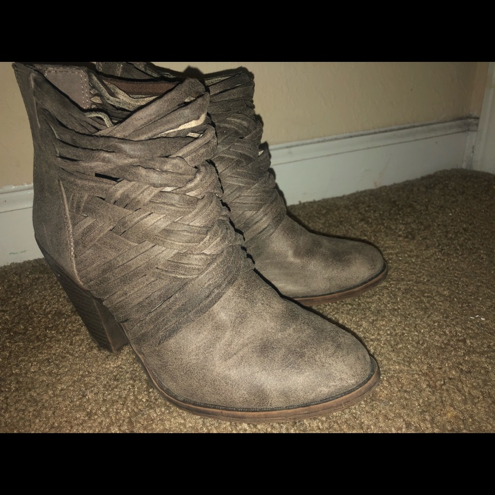 Dsw heels, woven booties